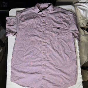 Men's billabong purple Pink Button-Up Shirt